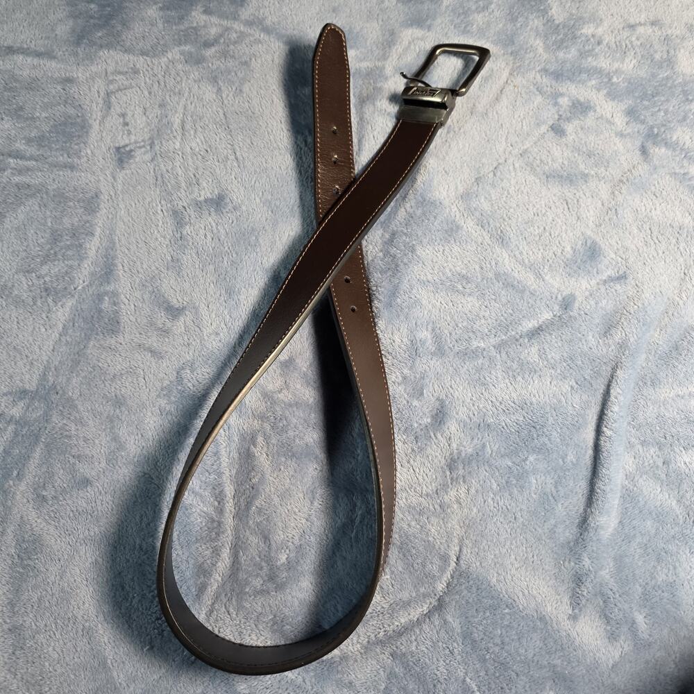 Genuine Dickies Men’s Reversible Leather Belt Black Brown Size 34 Work Casual